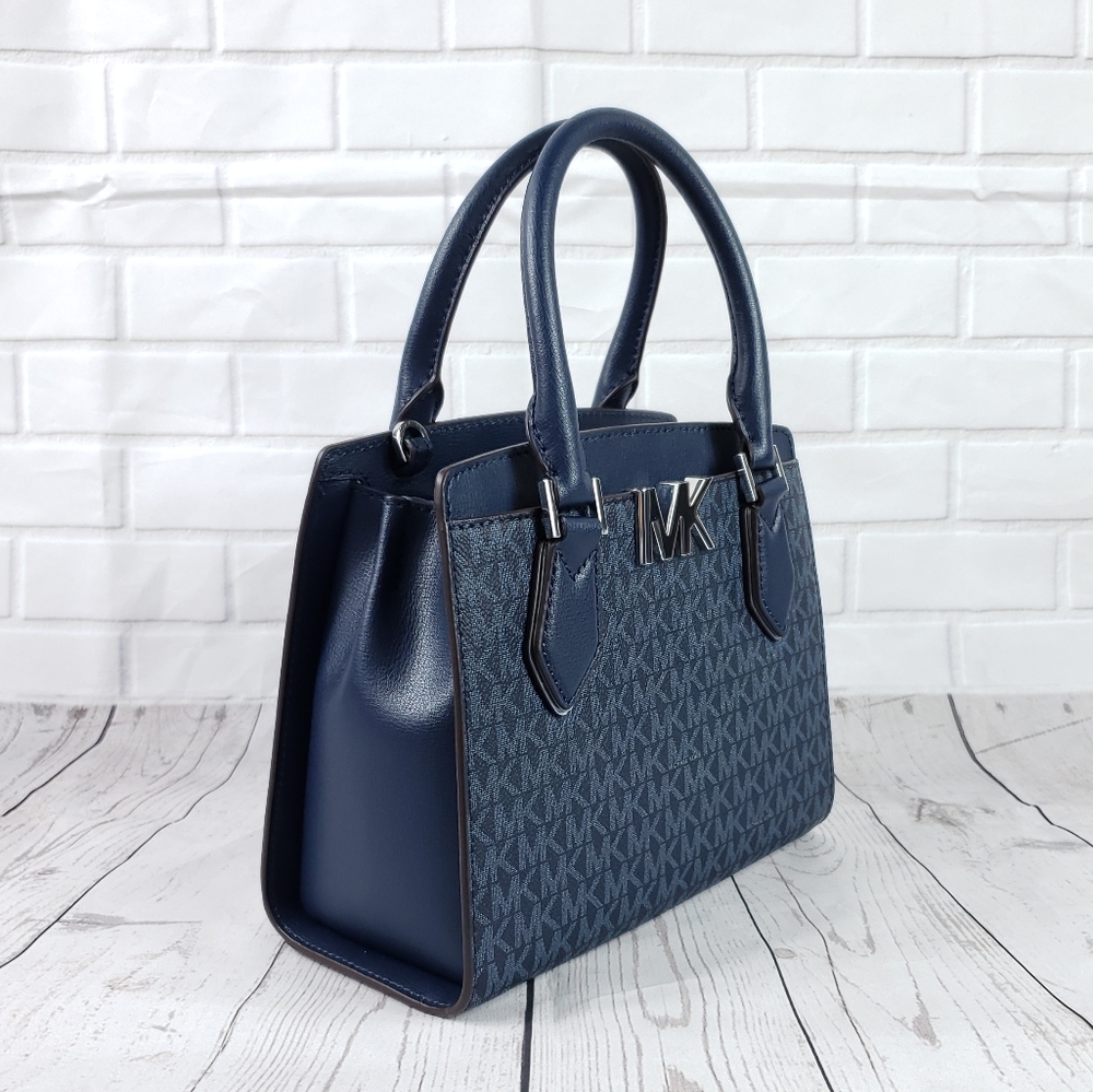 Michael Kors Mott MD Satchel SET Blue - Picture 2 of 11